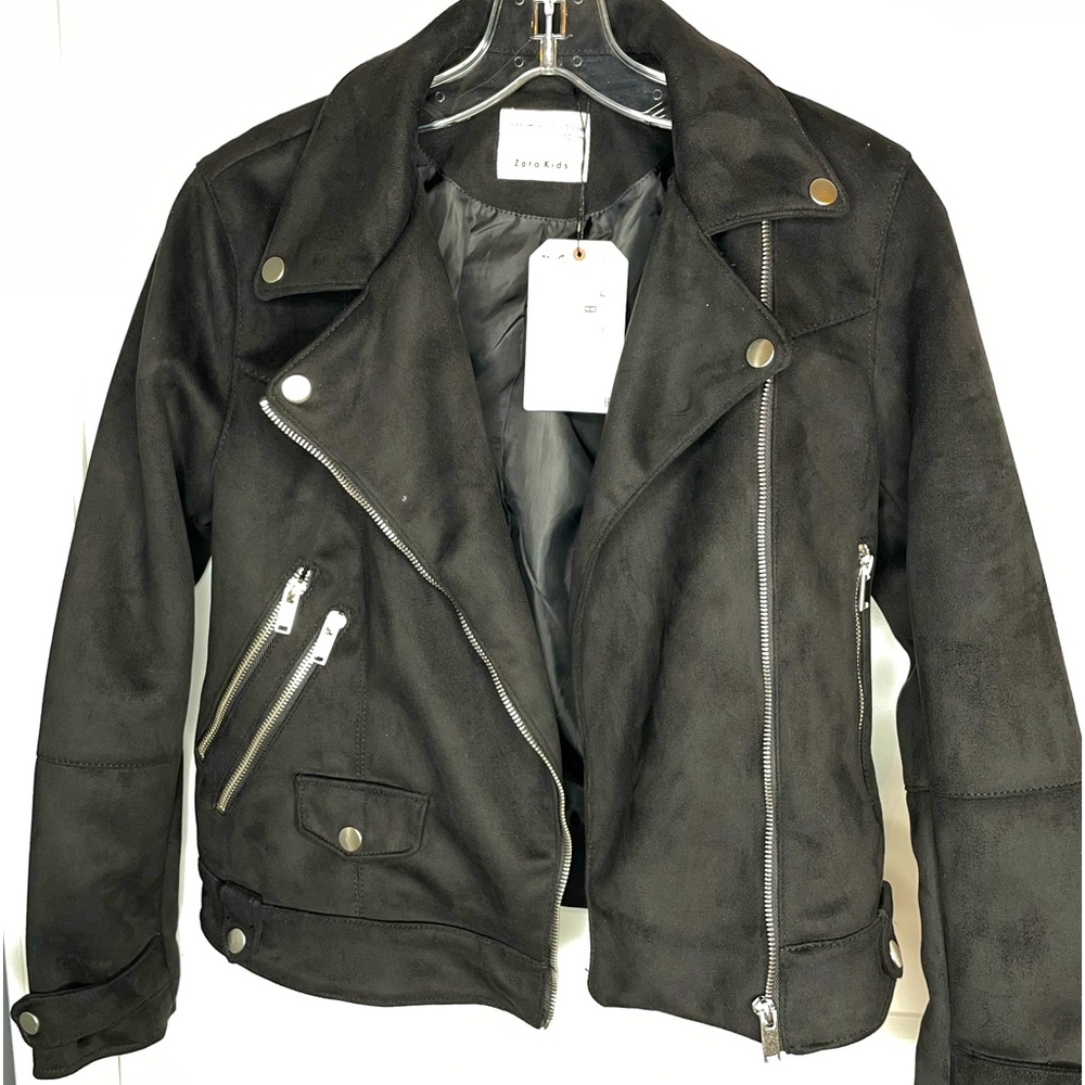 Zara Kids Suede Biker Jacket